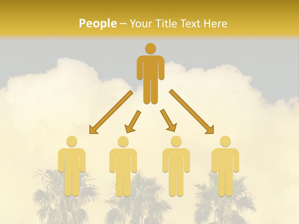 Vintage Palm Tree PowerPoint Template