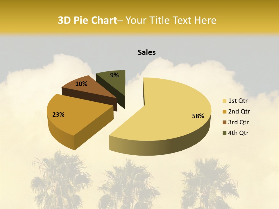 Vintage Palm Tree PowerPoint Template