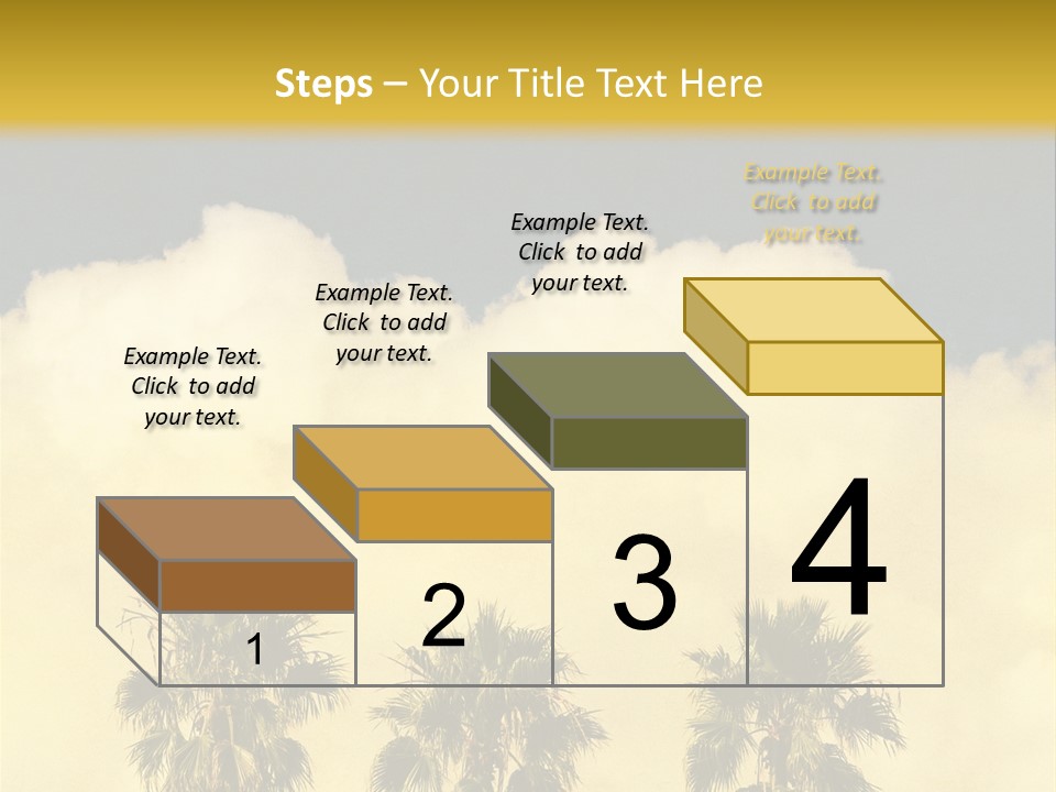 Vintage Palm Tree PowerPoint Template