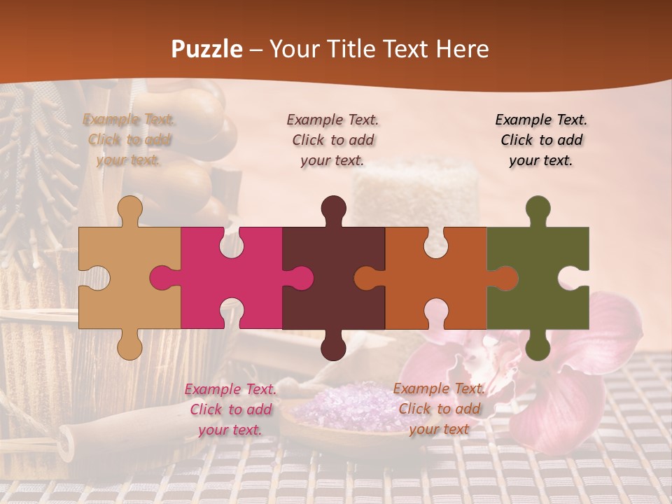 Loofah Treatments Luffa PowerPoint Template