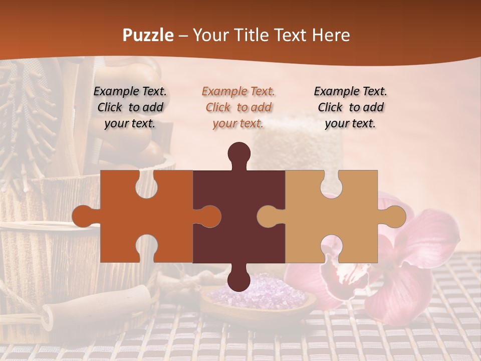 Loofah Treatments Luffa PowerPoint Template