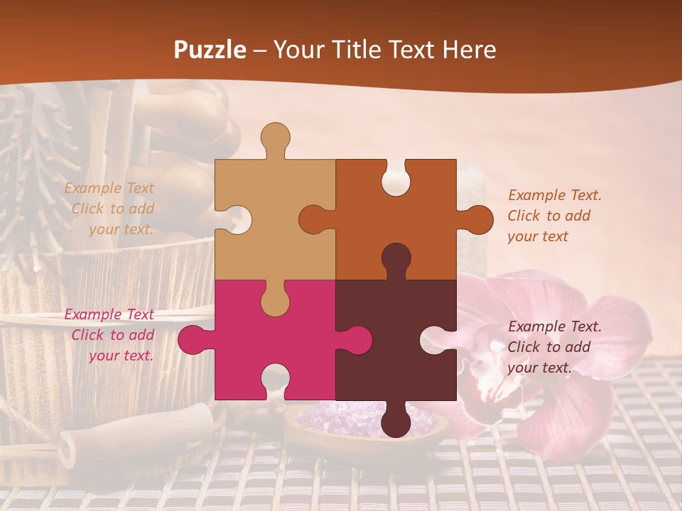 Loofah Treatments Luffa PowerPoint Template