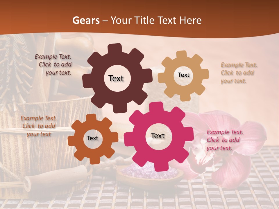 Loofah Treatments Luffa PowerPoint Template