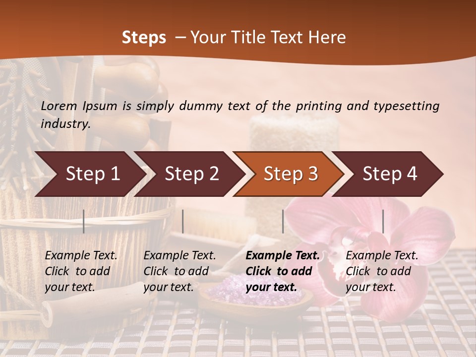 Loofah Treatments Luffa PowerPoint Template