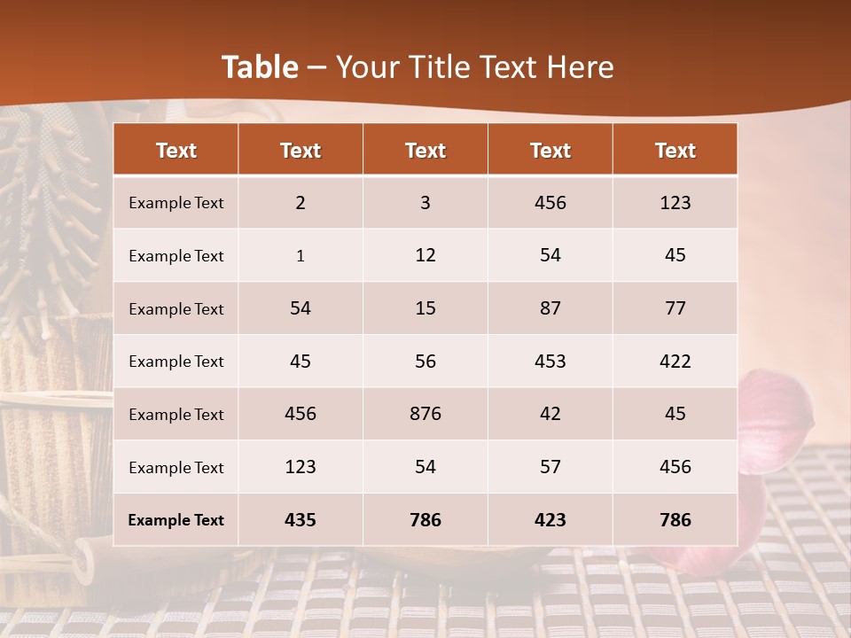 Loofah Treatments Luffa PowerPoint Template