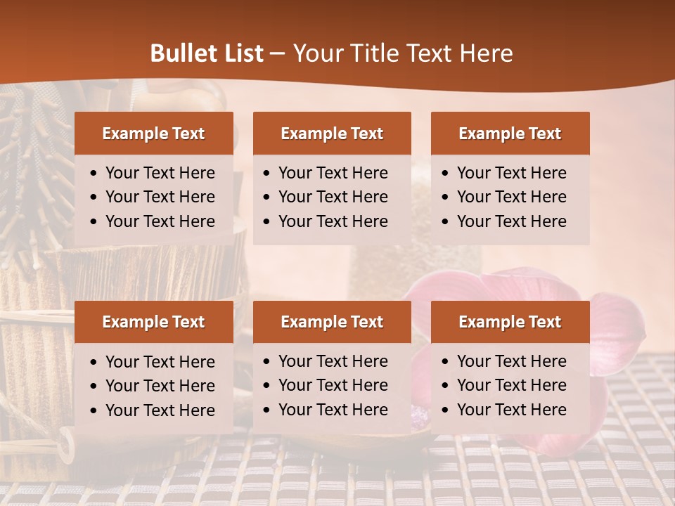 Loofah Treatments Luffa PowerPoint Template