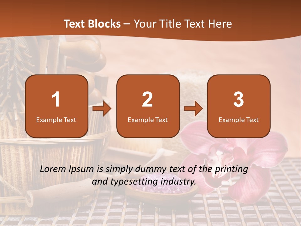 Loofah Treatments Luffa PowerPoint Template