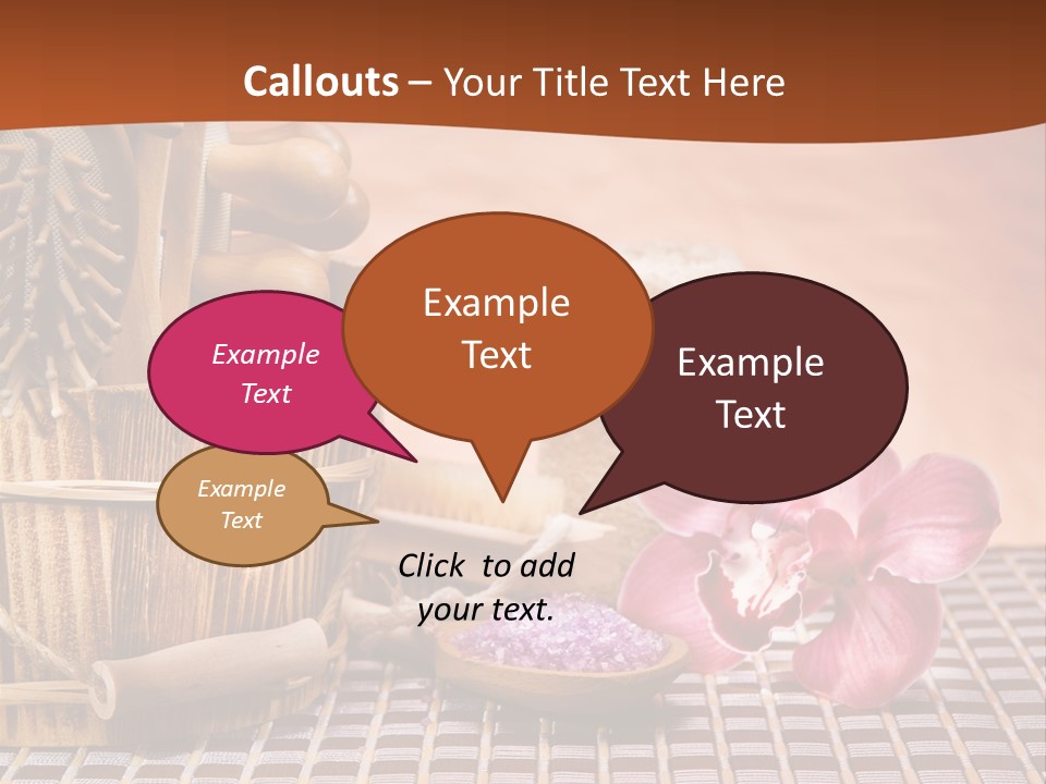 Loofah Treatments Luffa PowerPoint Template