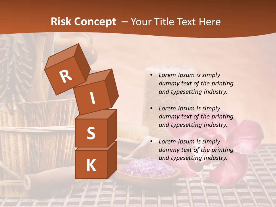 Loofah Treatments Luffa PowerPoint Template