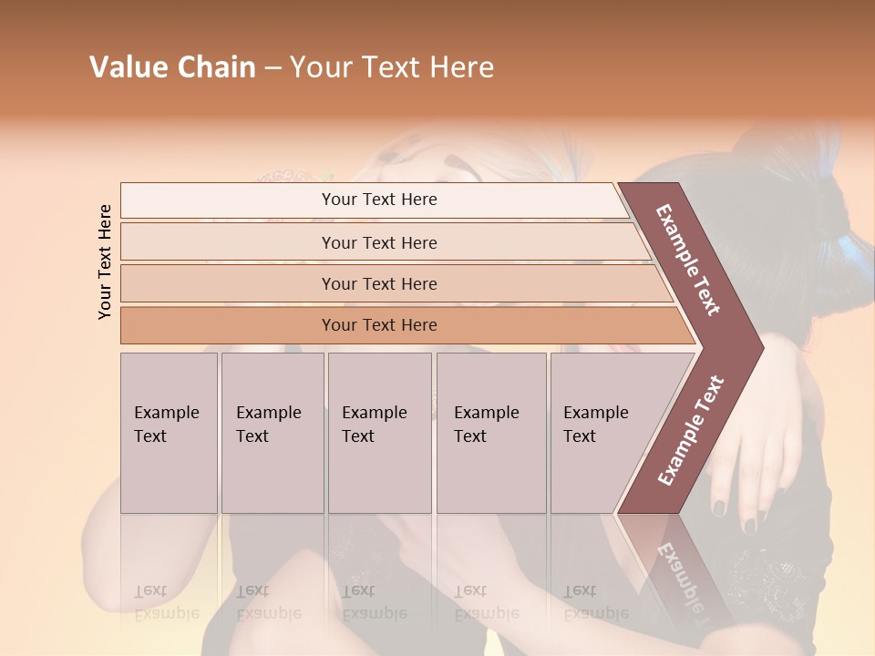 Funny Teenager Black PowerPoint Template