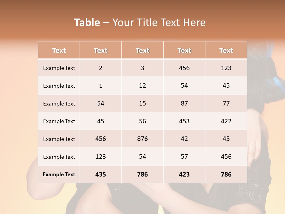 Funny Teenager Black PowerPoint Template