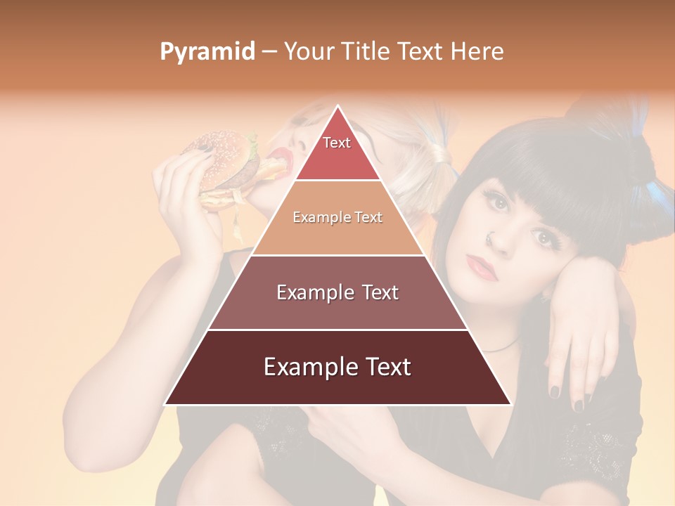 Funny Teenager Black PowerPoint Template