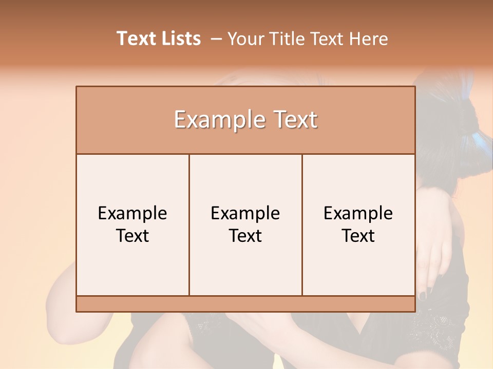 Funny Teenager Black PowerPoint Template