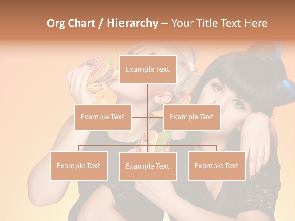 Funny Teenager Black PowerPoint Template