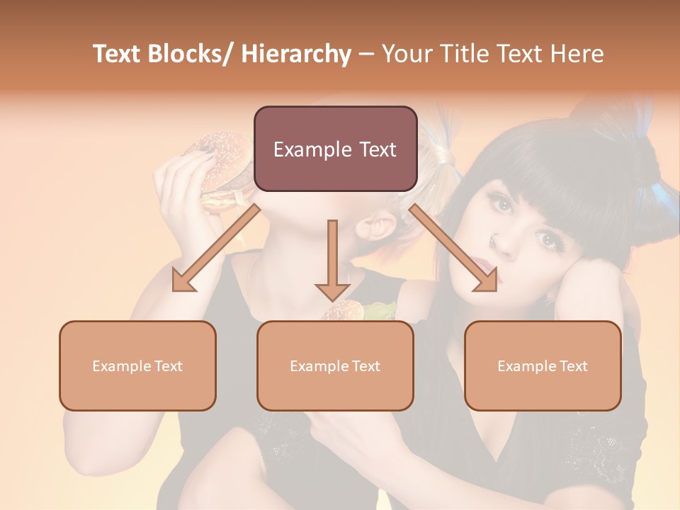 Funny Teenager Black PowerPoint Template