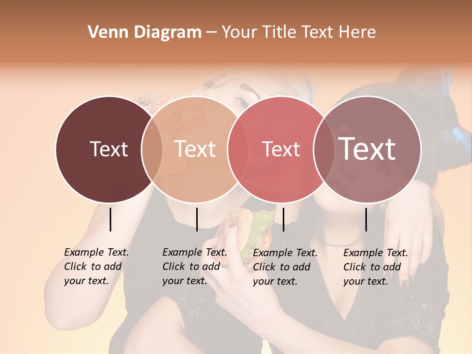 Funny Teenager Black PowerPoint Template