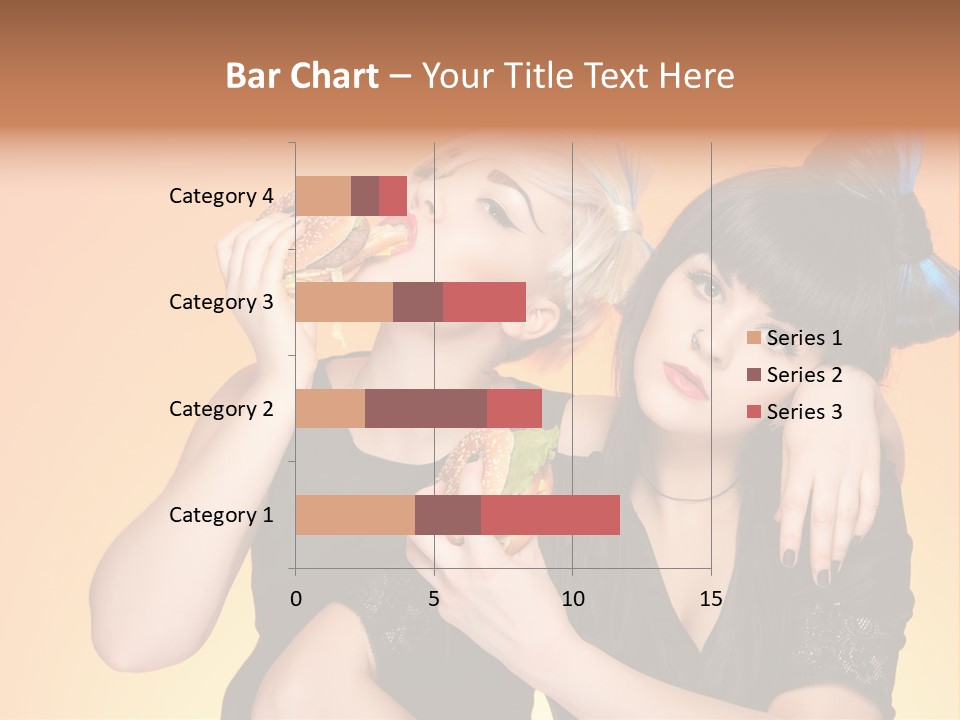 Funny Teenager Black PowerPoint Template