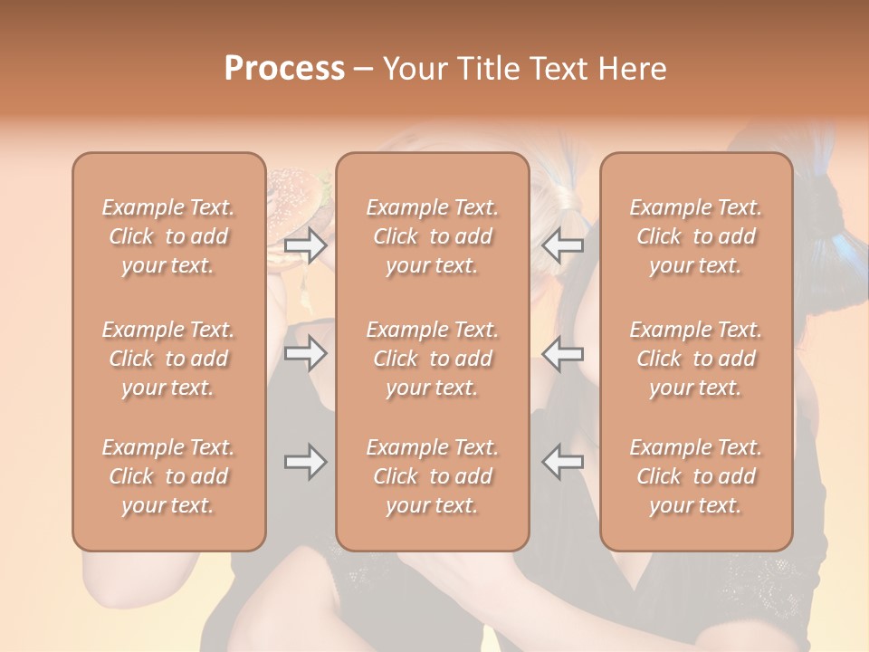 Funny Teenager Black PowerPoint Template