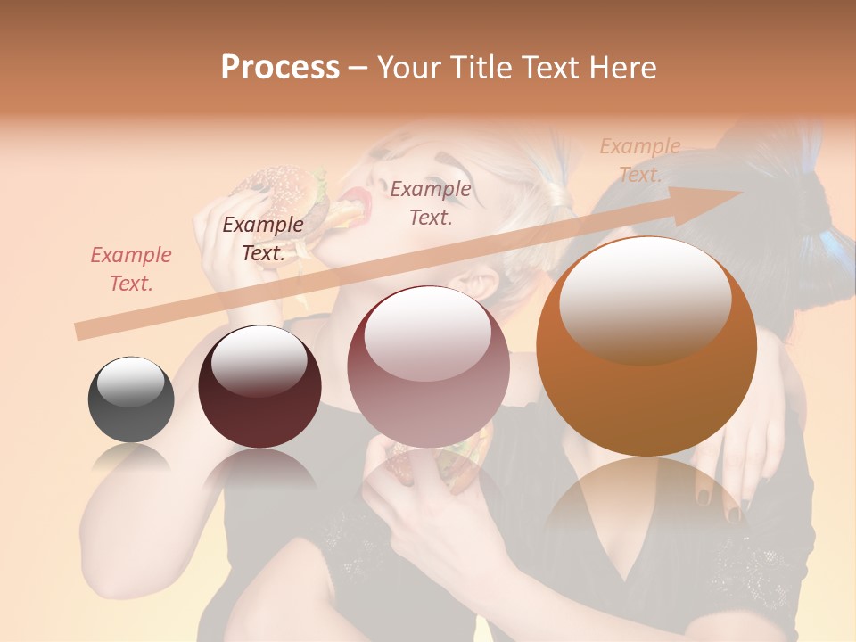 Funny Teenager Black PowerPoint Template