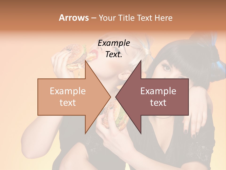 Funny Teenager Black PowerPoint Template