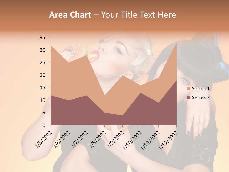 Funny Teenager Black PowerPoint Template