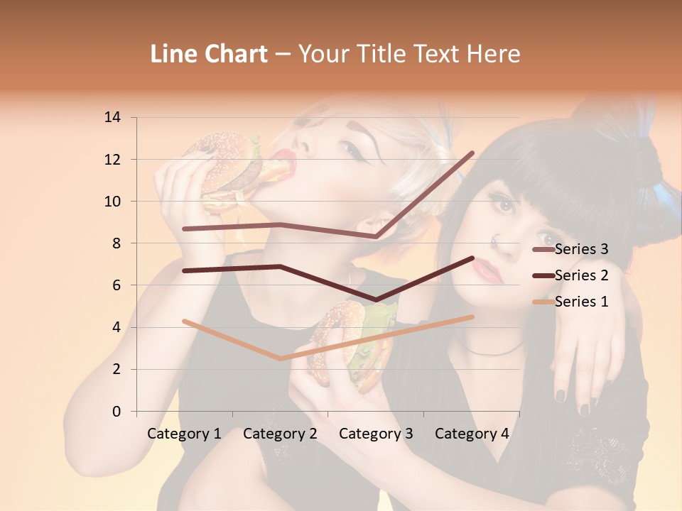 Funny Teenager Black PowerPoint Template