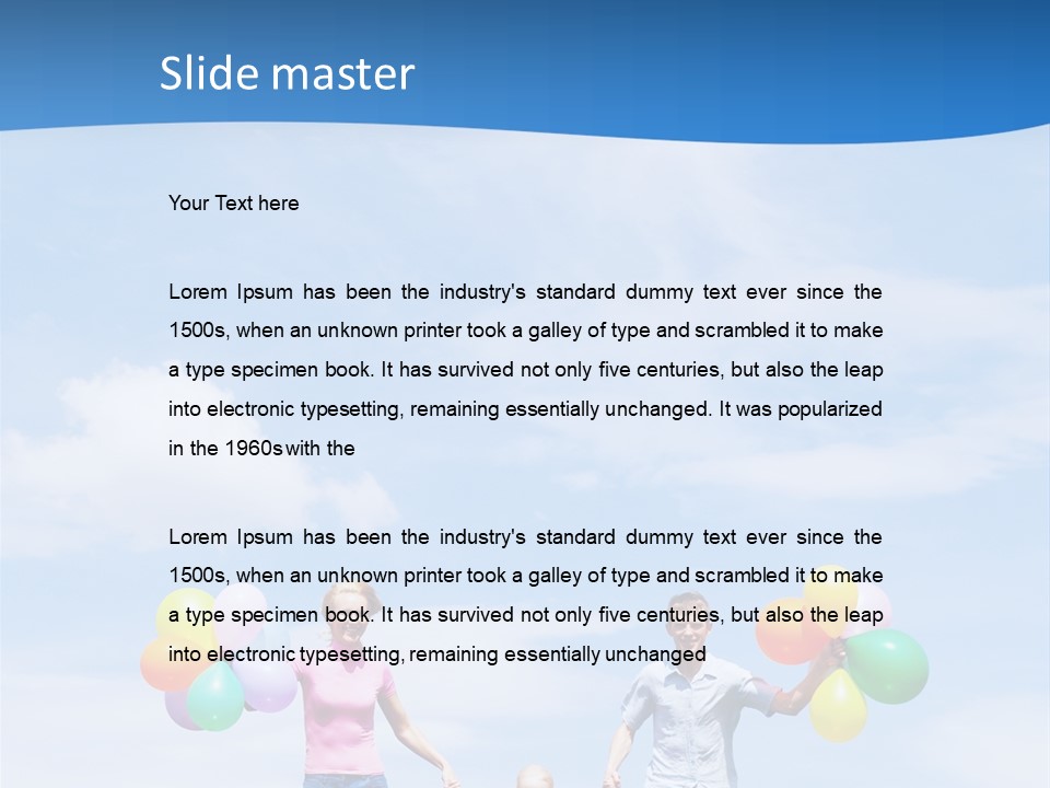 Mother People Three PowerPoint Template