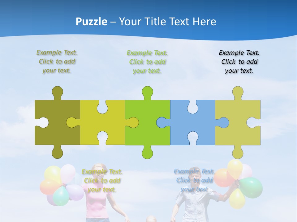 Mother People Three PowerPoint Template