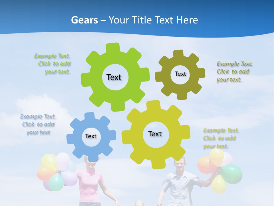 Mother People Three PowerPoint Template