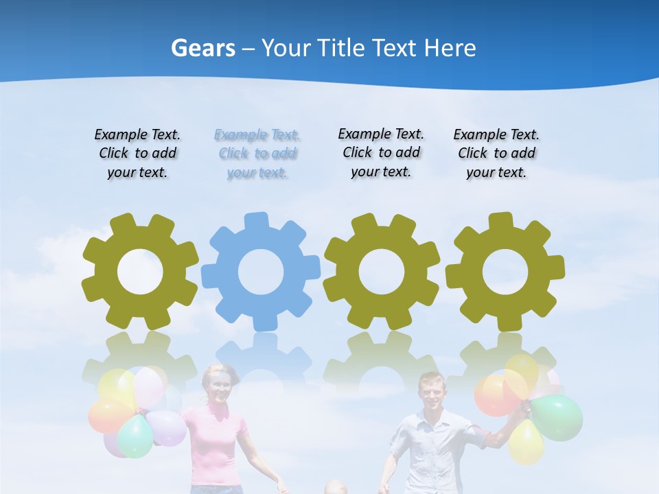 Mother People Three PowerPoint Template