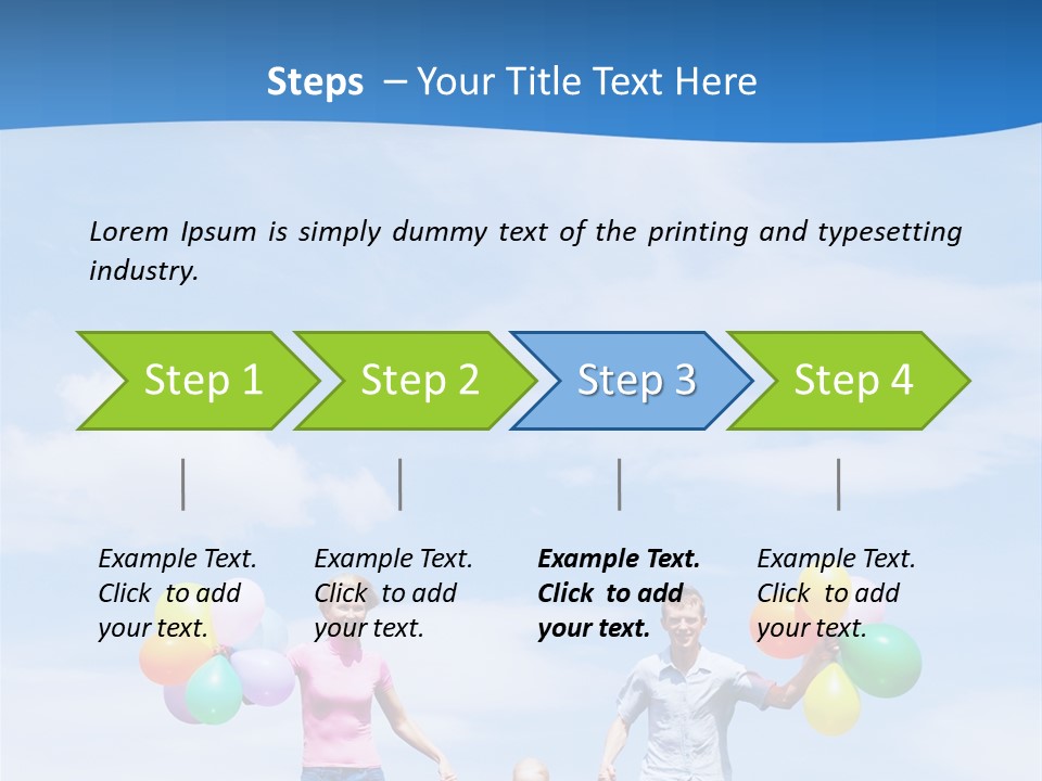 Mother People Three PowerPoint Template