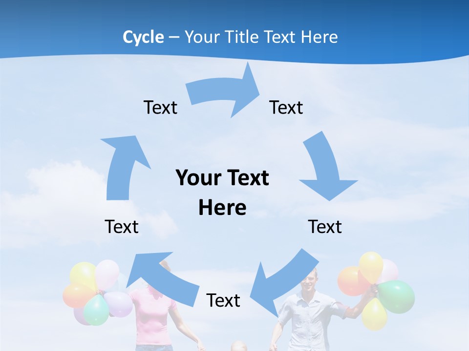 Mother People Three PowerPoint Template