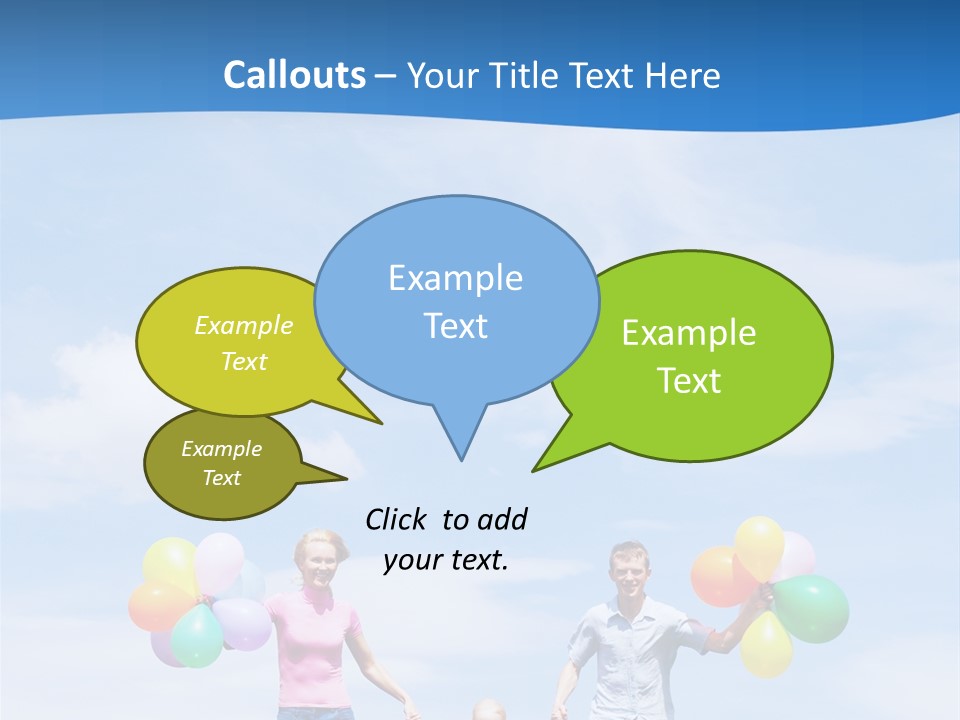 Mother People Three PowerPoint Template