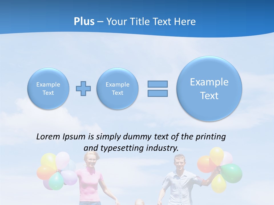 Mother People Three PowerPoint Template