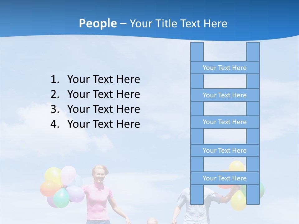 Mother People Three PowerPoint Template