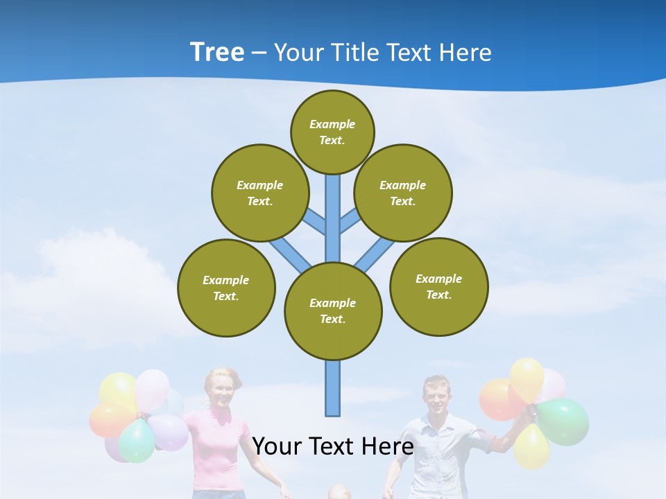 Mother People Three PowerPoint Template