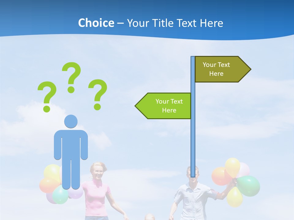 Mother People Three PowerPoint Template