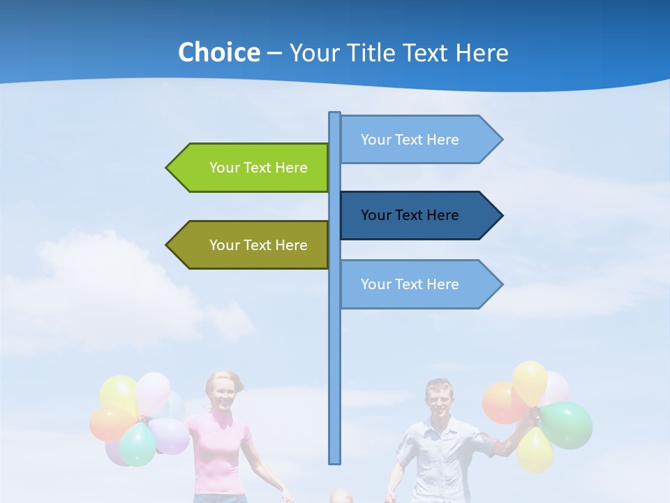 Mother People Three PowerPoint Template
