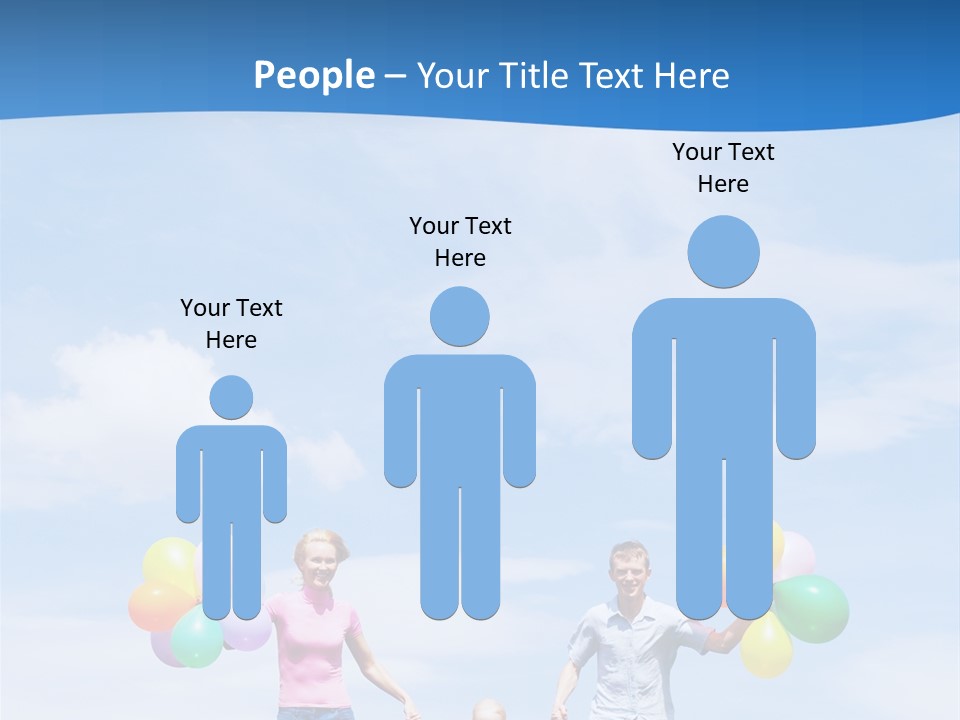 Mother People Three PowerPoint Template