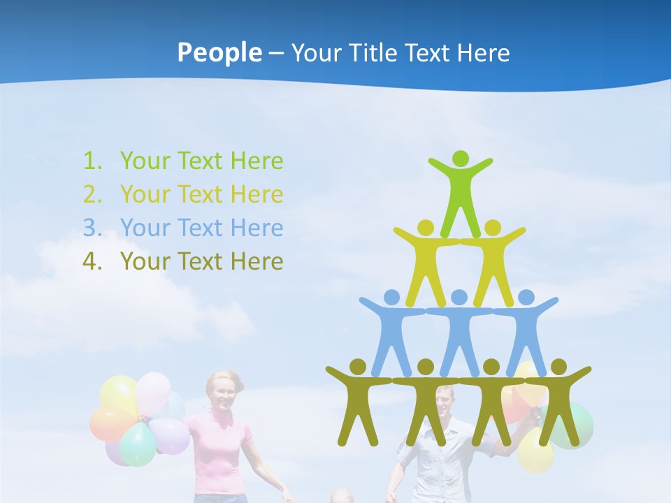 Mother People Three PowerPoint Template