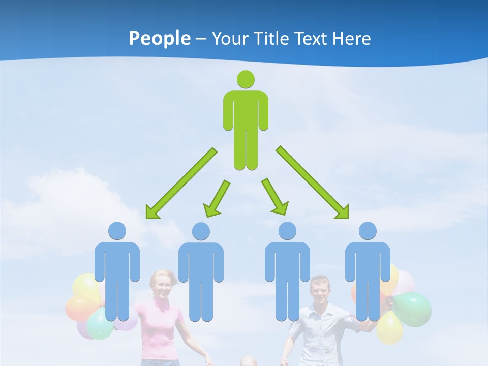 Mother People Three PowerPoint Template