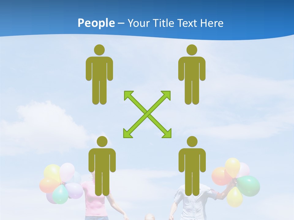 Mother People Three PowerPoint Template