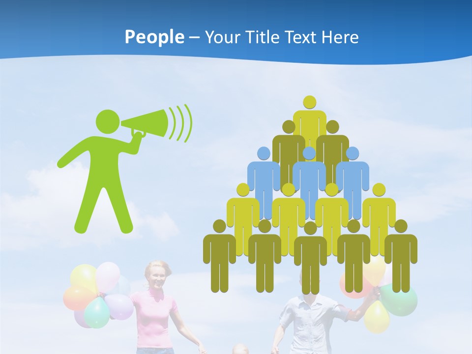 Mother People Three PowerPoint Template