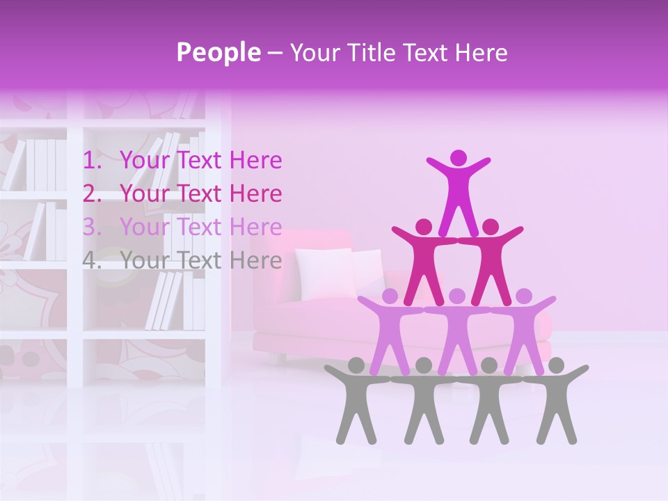 Justin Bieber Wallsticker PowerPoint Template