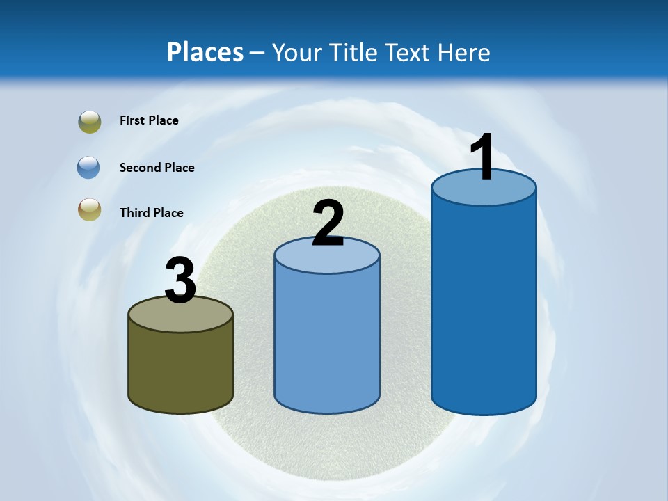 Cute Greenery Earth PowerPoint Template