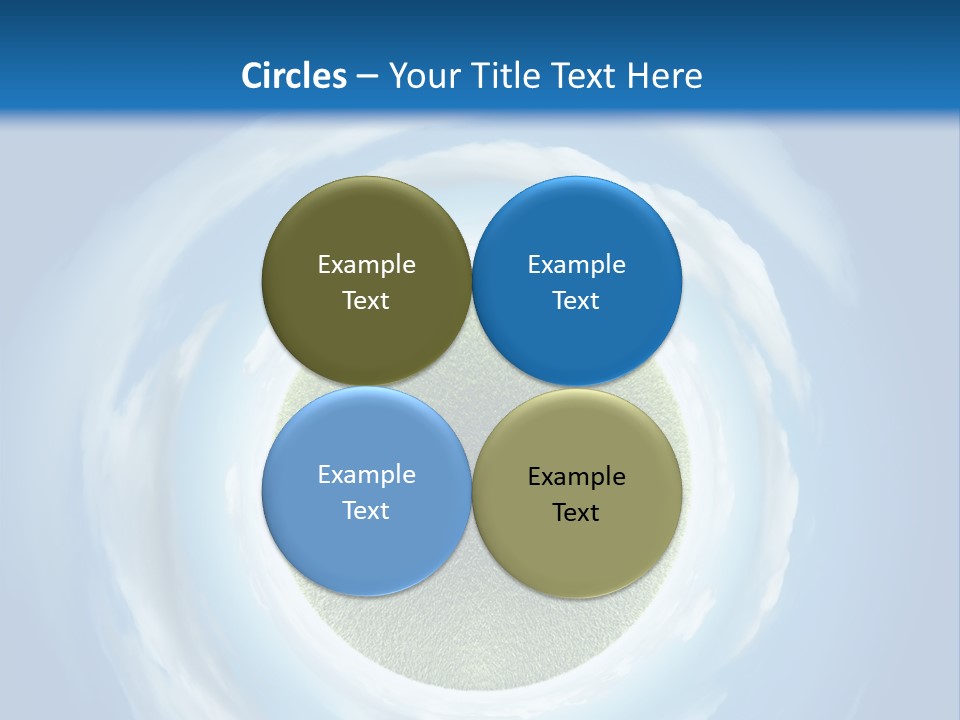 Cute Greenery Earth PowerPoint Template