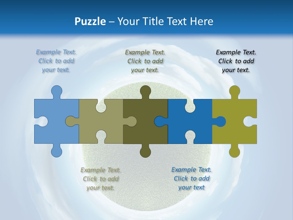 Cute Greenery Earth PowerPoint Template