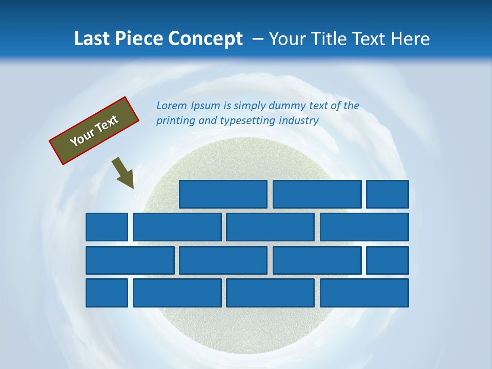 Cute Greenery Earth PowerPoint Template