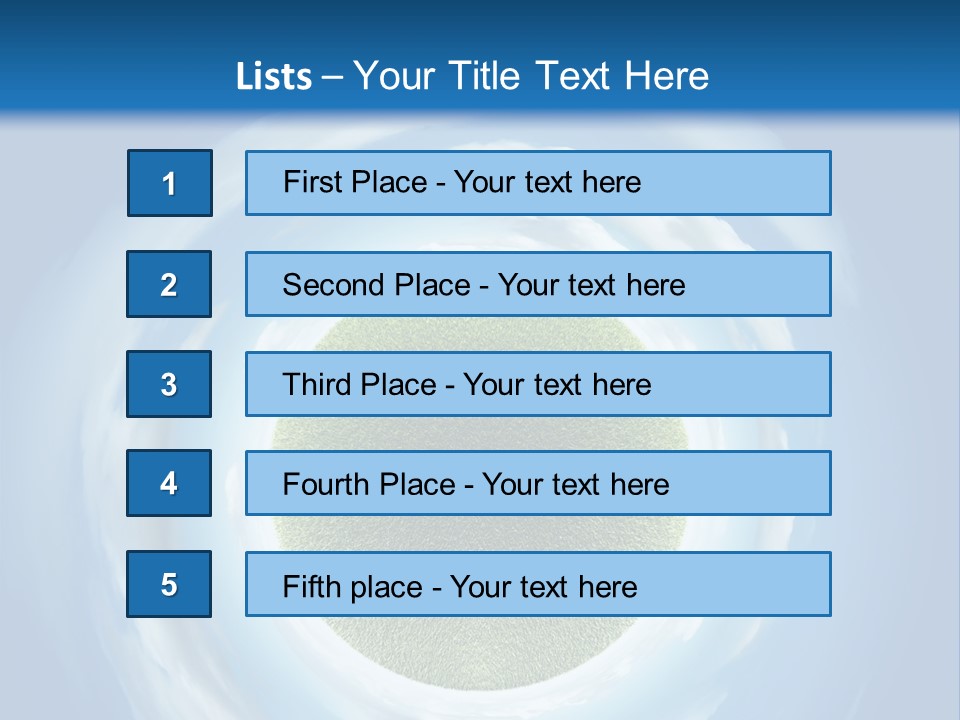 Cute Greenery Earth PowerPoint Template