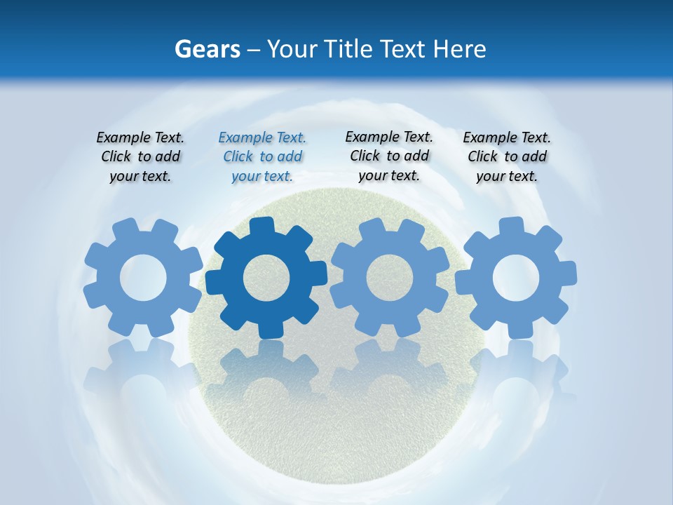 Cute Greenery Earth PowerPoint Template